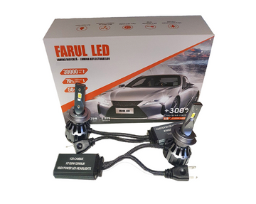 Set 2 becuri led tip soclu H7 120w cu CANBUS 100% 12.000 lumeni