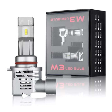 Kit 2 x Becuri LED H7, M3, 5000lm, 6500K, 12V 24V, 50W, Pentru Masina, Motocicleta, Camoiane