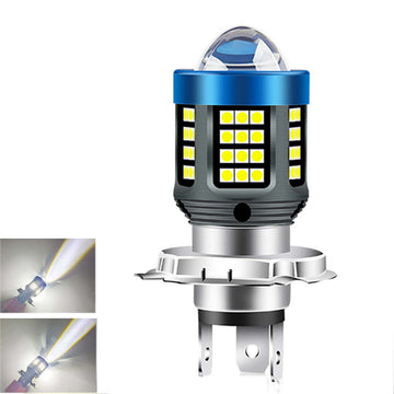 Bec Led H4 cu doua faze 3030 61 SMD temperatura 6000k putere 160W