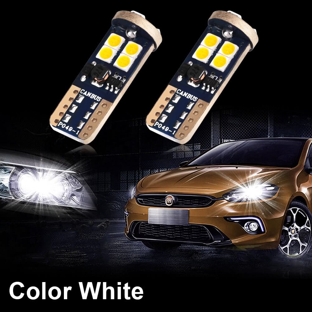 Set becuri cu led pozitii CAN BUS 4W 400LM 12 SMD puternice fara polaritate