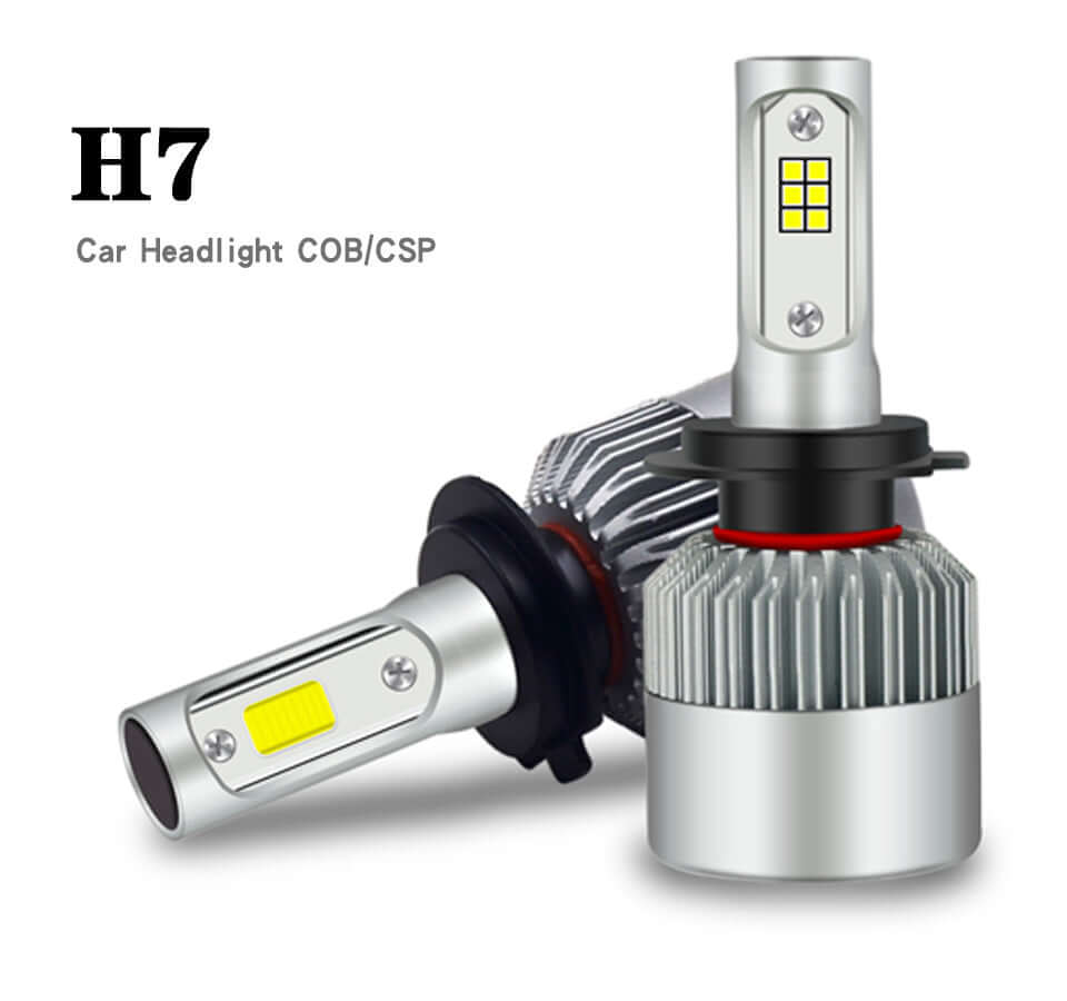 Set 2 LED-uri Auto H7 6500K 72w8000 lumeni