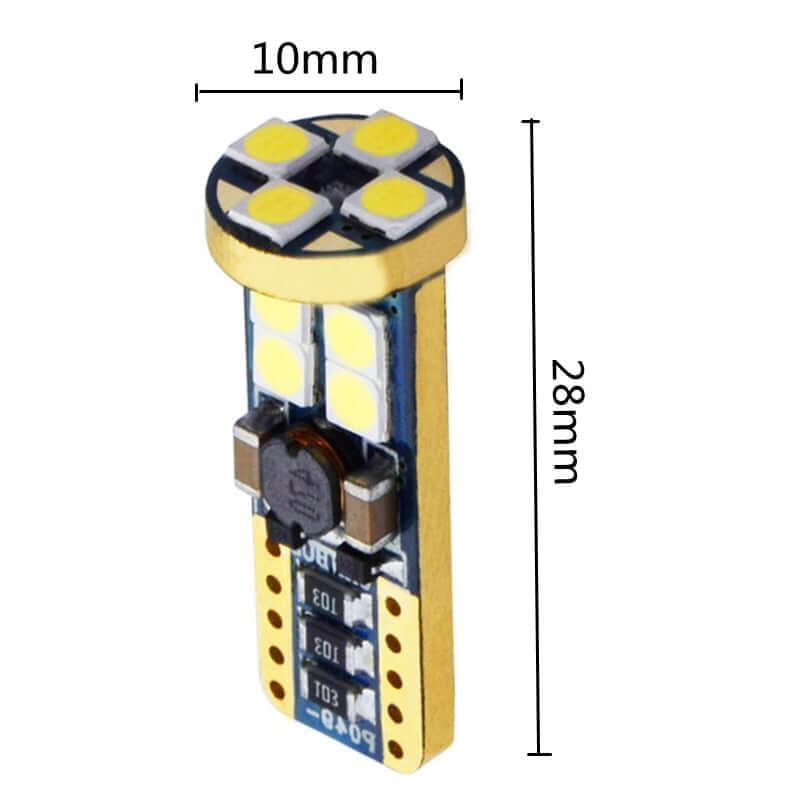 Set becuri cu led pozitii CAN BUS 4W 400LM 12 SMD puternice fara polaritate