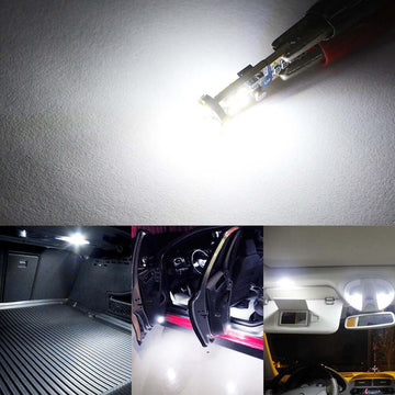 Set becuri cu led pozitii CAN BUS 4W 400LM 12 SMD puternice fara polaritate