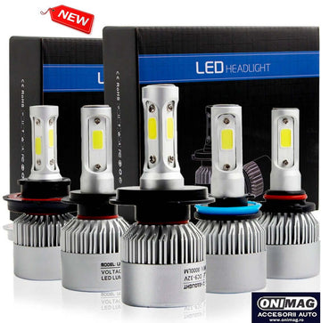 Set 2 LED-uri Auto H1 6500K 72w8000 lumeni