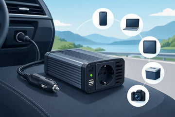 Invertor auto 12V 220V pentru mașina ta zilnic