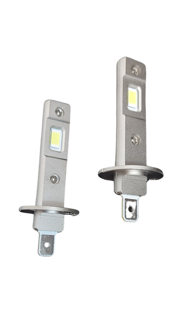 Set 2 becuri LED H1, 120W, 12V, lumina alb-rece, 6000k, 15000 lumeni