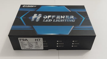 Set 2 becuri LED H7, F9A, can-bus, 150W,6000k, 30.000h, 21000Lm, 12V