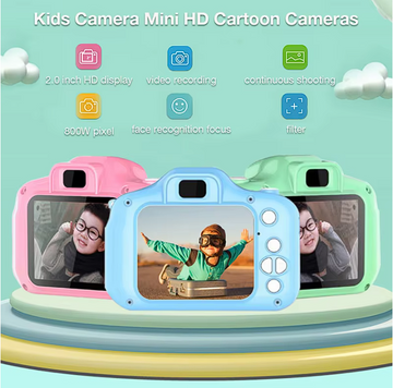 Aparat Foto Digital pentru Copii 8GB Inclus Gratuit Verde
