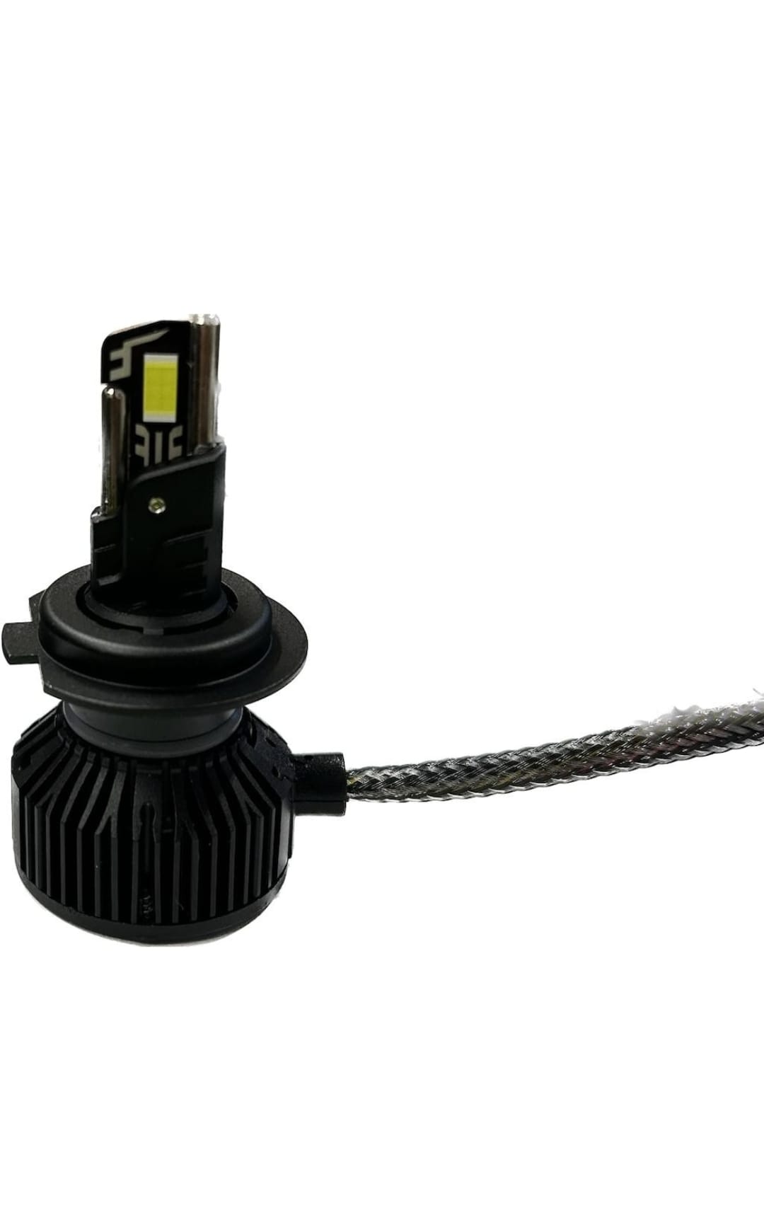 Set 2 becuri LED H7 T55 mini, 180W, Canbus, 60mm, fara eroare, 23000Lm, 6000K, +400% - SoareOnline