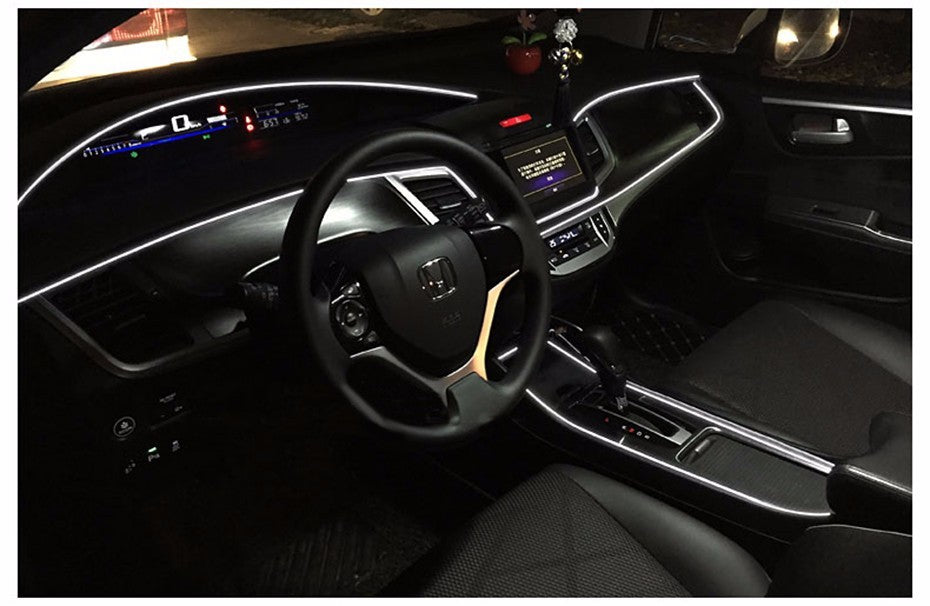 Neon Lumina Ambientala Auto 2M Alb - SoareOnline