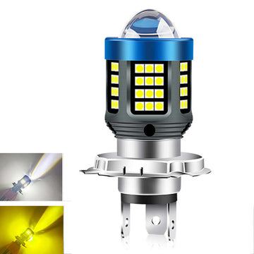 Bec Led H4 cu doua faze 3030 61 SMD temperatura 6000k putere 160W
