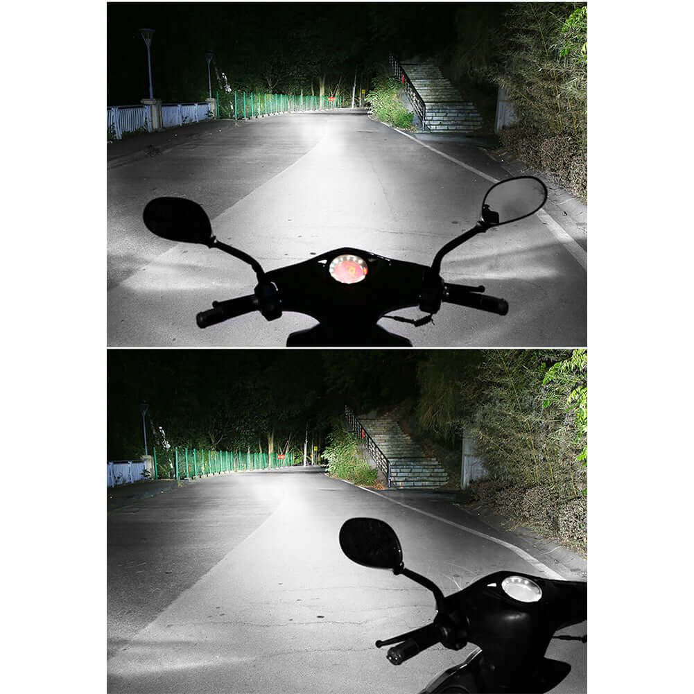 Bec Led H4 cu doua faze 3030 61 SMD temperatura 6000k putere 160W