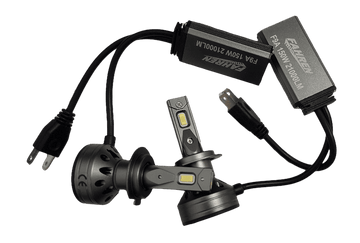 Set 2 becuri LED H7, F9A, can-bus, 150W,6000k, 30.000h, 21000Lm, 12V