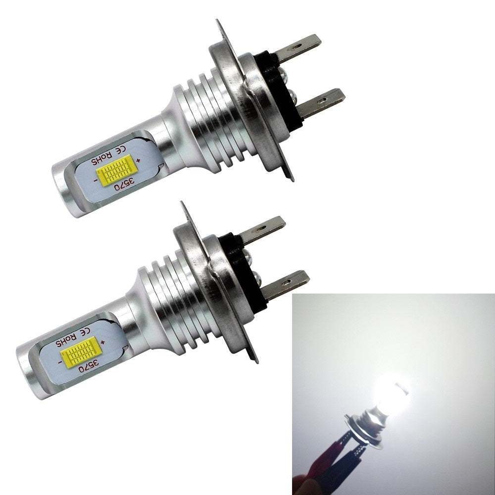 Set 2 becuri led auto , bec LED H7, set de 2, 4000LM, lumina alba - SoareOnline
