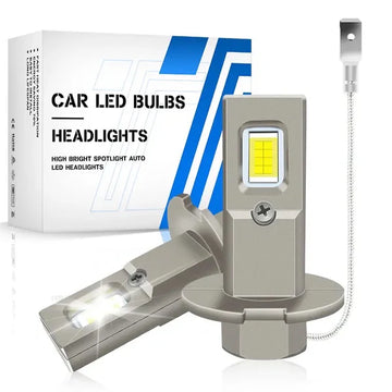 Set 2 becuri LED H3, 120W, 12V, lumina alb-rece, 6000k, 15000 lumeni