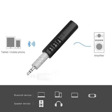 Adaptor Bluetooth audio pentru orice boxa, sistem audio device portabil si linie audio a masinii