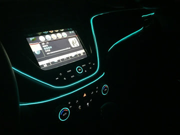 Neon Lumina Ambientala Auto 2M Albastru Marin