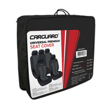 Huse universale premium pentru scaune auto gri+negru - CARGUARD