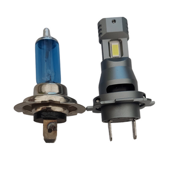 Set 2 becuri auto K7 H7 LED, 100w/set, 16000LM, 1:1 cu halogen CANBUS