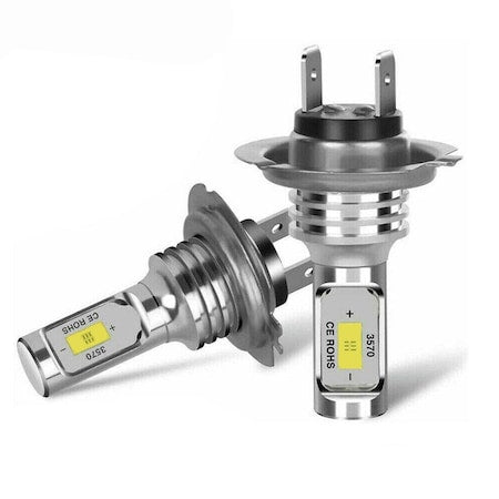 Set 2 becuri led auto , bec LED H7, set de 2, 4000LM, lumina alba - SoareOnline