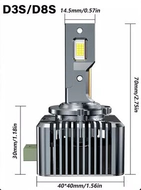 Set de 2 becuri led auto conversie xenon led D1S plug and play 35W, 10000lm, 6500k, SOARE® - SoareOnline
