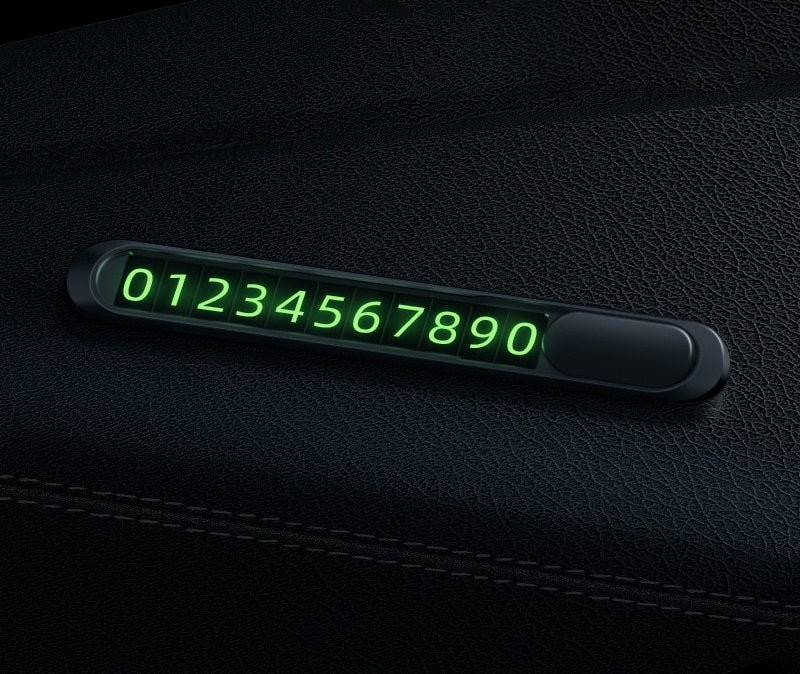 Suport Auto Pentru Numar de Telefon Suport Bord, Pentru Parcare, Numere Magnetice - SoareOnline