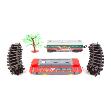 Trenuleț de Crăciun pentru brad - cu muzică și lumini BW2044