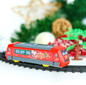Trenuleț de Crăciun pentru brad - cu muzică și lumini BW2044