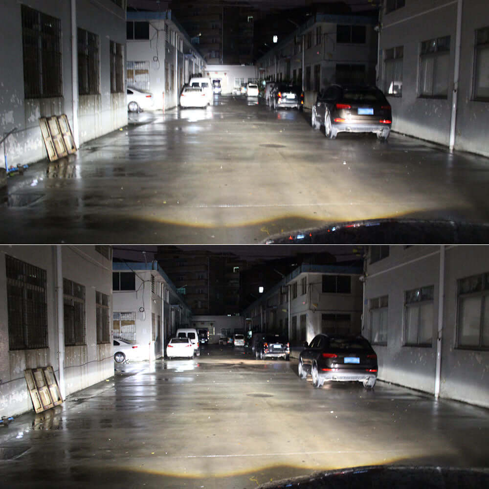 Becuri cu Led auto pentru faruri H4 super white X3 , DC 9-32V - 6000 Lumeni, IP67 chip ZES de la Philips 3000K/6500k/8000k