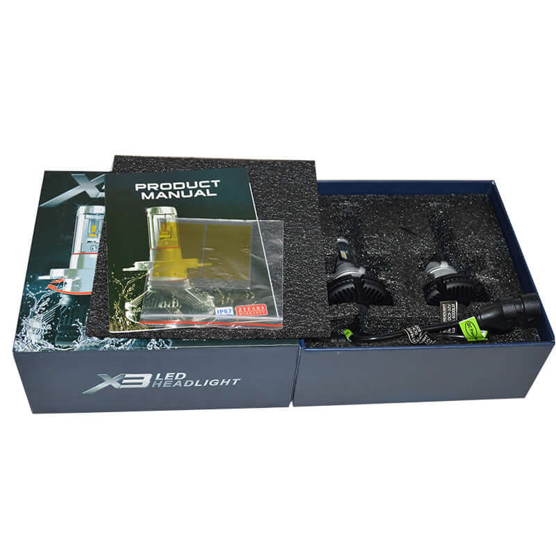 Set Becuri cu led X3 H7