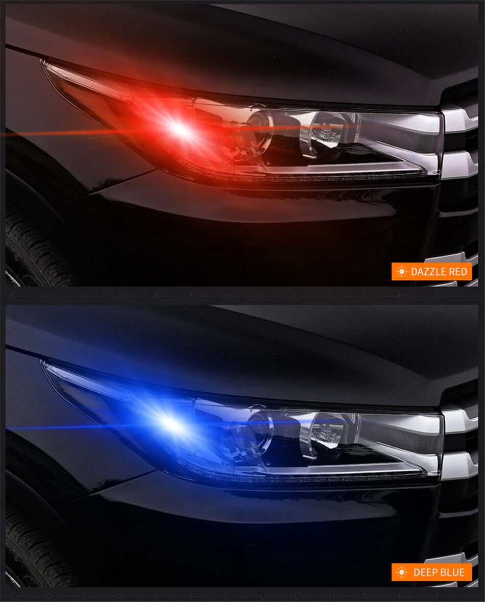 Set 2 LED-uri auto W5W T10, RGB multicolore, pentru pozitie, telecomanda