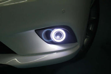 Proiectoare auto cu LED Angel Eyes 76mm