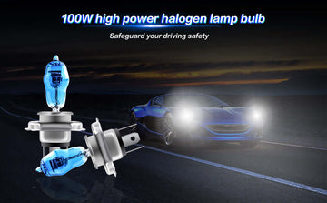 Set 2 becuri auto H7 cu halogen Pegasus, lumina alba 12V, 100W pro