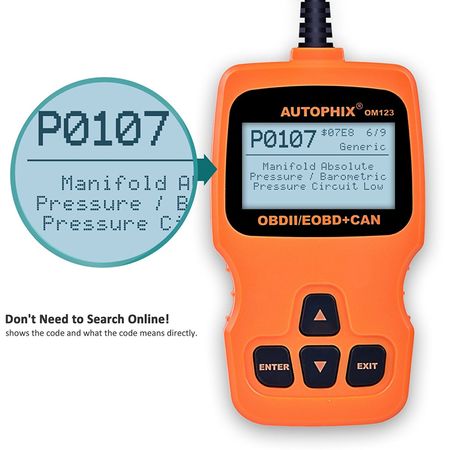 Tester auto, diagnoza OBD2 Auto Diagnostic Scanner AUTOPHIX OM123 ieftin