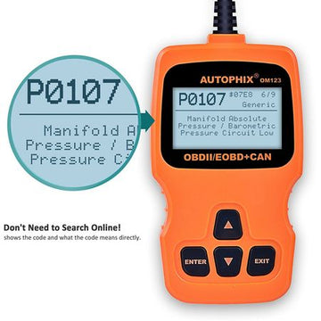 Tester auto, diagnoza OBD2 Auto Diagnostic Scanner AUTOPHIX OM123 universal ,compatibil grupul VAG