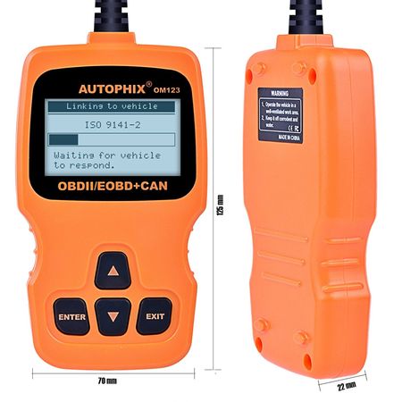 Tester auto, diagnoza OBD2 Auto Diagnostic Scanner AUTOPHIX OM123 ieftin