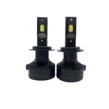 Set 2 leduri H7 model V80, 200w 12000lm 6000k, CANBUS, BMW, AUDI , MERCEDES, VW, RENAULT