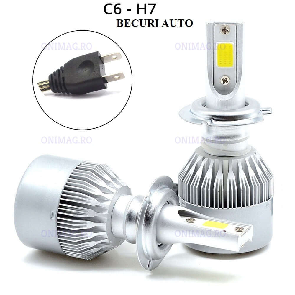Set Becuri LED C6H7 si set becuri pozitii canbus gratuit