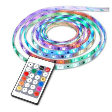 Banda LED cu telecomanda si 300 leduri,lungime 5 m