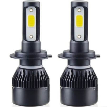 Set becuri LED auto R6 mini, 36W, 7600Lm, 6000k - H7
