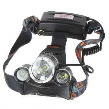Lanterna frontala, RJ-3000, Aluminiu, Led 3 x CREE-XM-L T6 ,3000 Lumeni