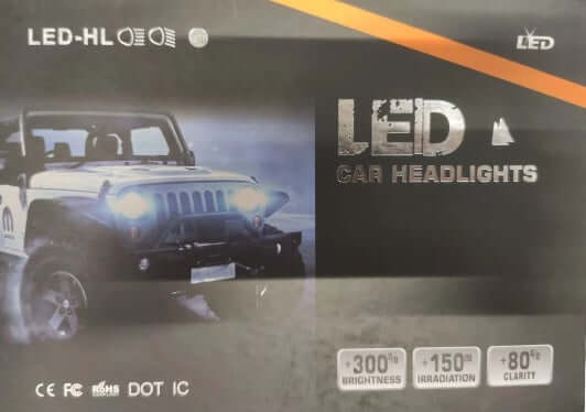 Set 2 leduri H7 model V80, 200w 12000lm 6000k, CANBUS 2021